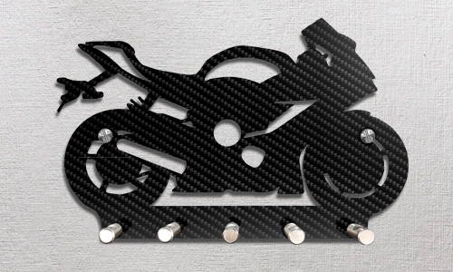 Tableau de clefs en carbone pour motos