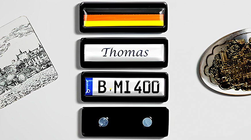 Magnet license plate