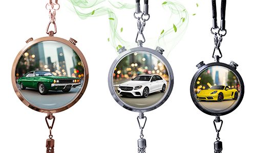 Car air freshener with your own car photo