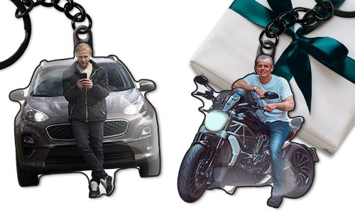 Keychain in form of your photo