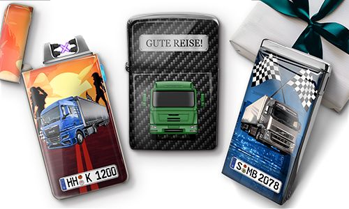 Personalised lighter for truck lovers