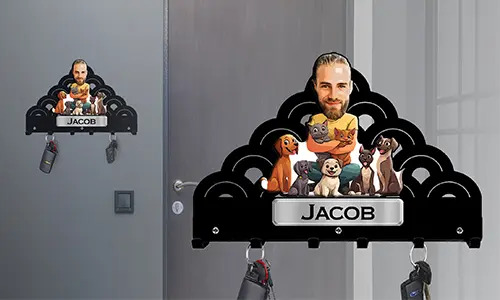 galerie-porte-clés-mural-personnalisé-bande-dessinée-hobby-métier-3