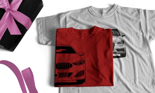 T-shirt avec design de voiture pour maman