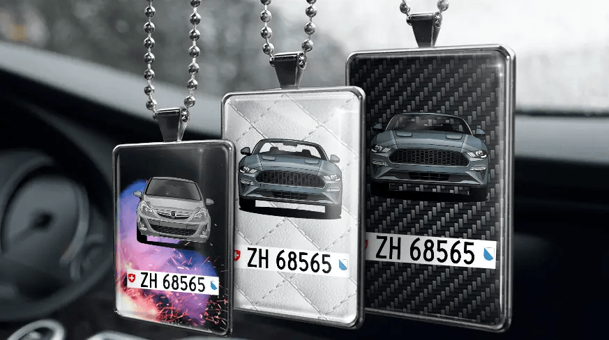 Rückspiegelanhänger Dekor