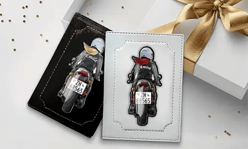 Motorrad-Dokumentenhalter – ein Geschenk für dich