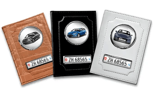 Personalized car document holder