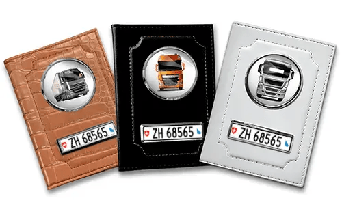 Personalized truck document holder