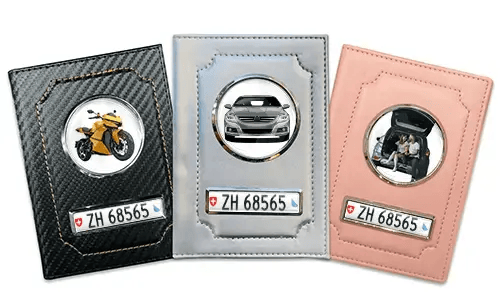 Personalisierte Fahrzeugschein-Hülle