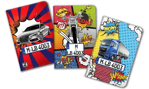 Comic Car Documents Holder