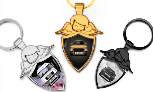 Guardian-Angel-Keychain-Shild