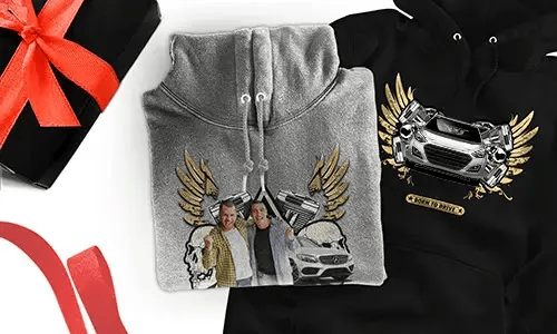 Personalizowana bluza z motywem samochodu dla twoich najlepszych przyjaciół