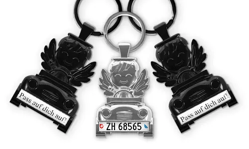 category-keychain-angel-in-car-license-plate-coated