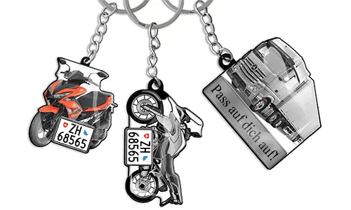 Portachiavi auto Testo Moto