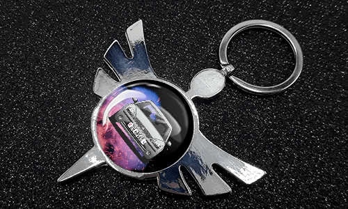 Angel Keychain Round Auto