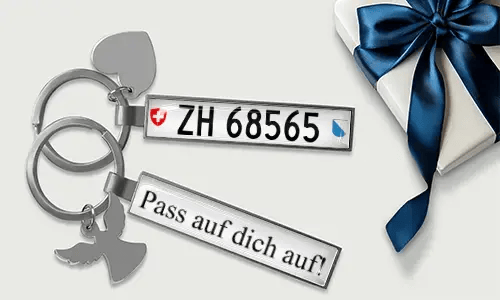 Portachiavi personalizzato con targa per migliori amici