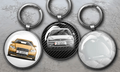 Keychain round - Premium