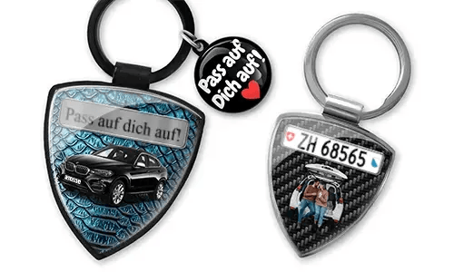 Porte-clés écusson pour frère