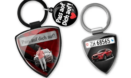 Portachiavi scudo per figlio