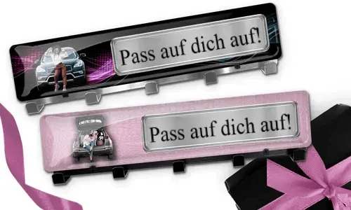 Personalisierte Luxus-Schlüsselbrett - cooles Geschenk für deine Tochter