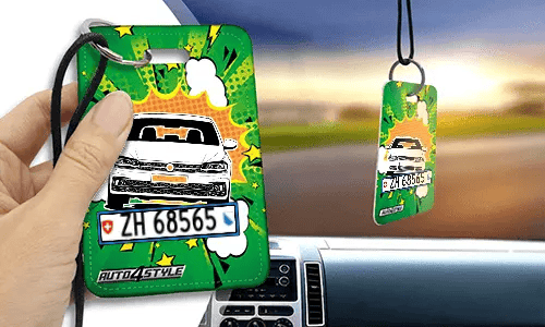 Lustro z nadrukiem prostokątnym