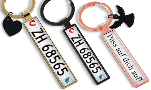 Keychain - License plate