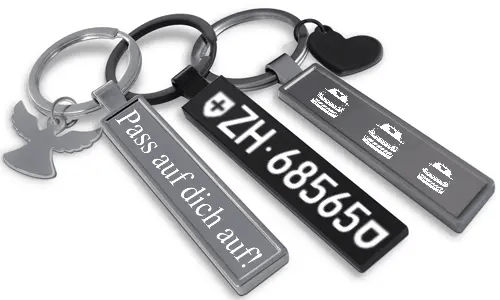 Schlüsselanhänger-Gravur