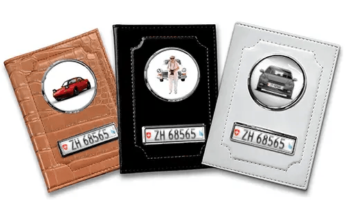 Car documents holder lying