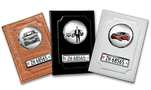 Custom car document holder for men