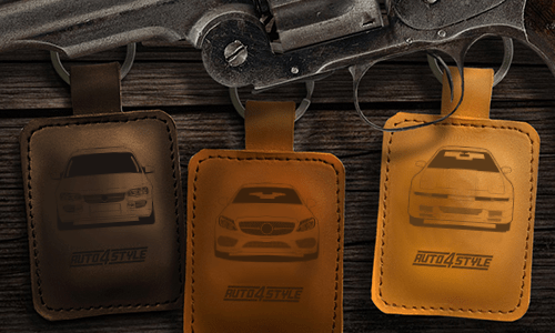 gallery-keychain-leather-quadrangular-car silhouette-1