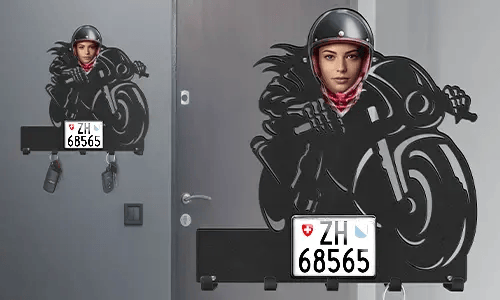 gallery-keyholder-wall-motorcycle-rider-skeleton-face-license-plate-and-text-printed-2