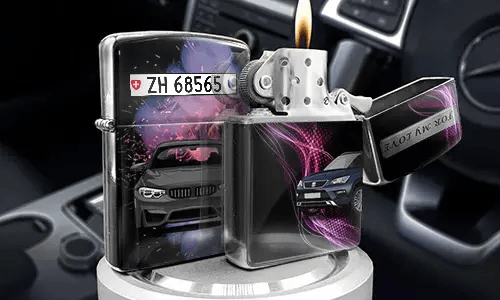 Personalized Stainless Steel Windproof Lighter
