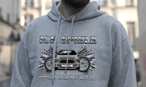 tuning pullover Grau 