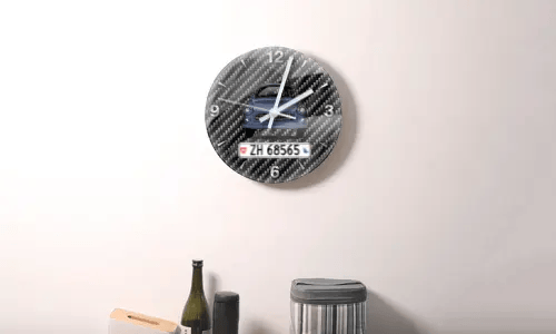 wanduhr mit foto auf dem Wand wanduhr mit bildern