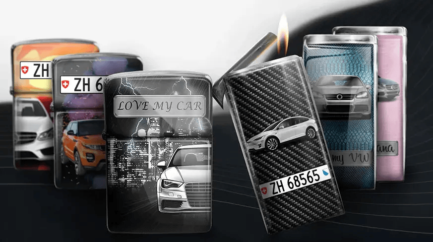Personalized Stainless Steel Lighters