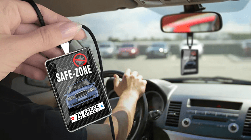 Safe - Zone car mirror decoration