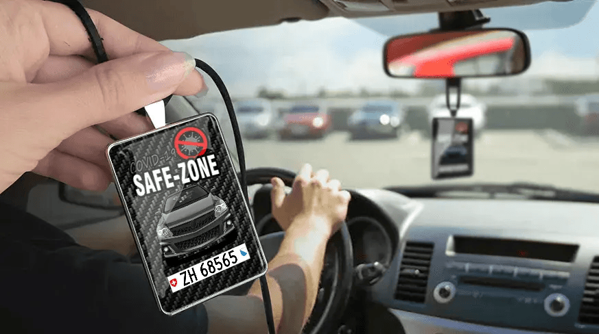 Safe - Zone car mirror decoration